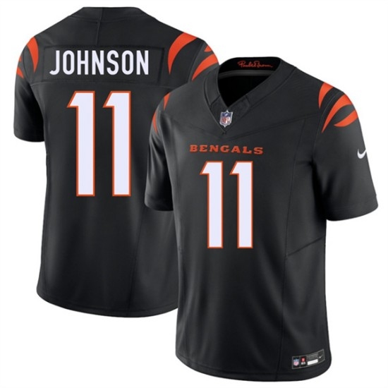 Personalized Men’s Cincinnati Bengals #11 Josh Johnson Black 2026 F.U.S.E. Untouchable Limited Football Stitched Jersey