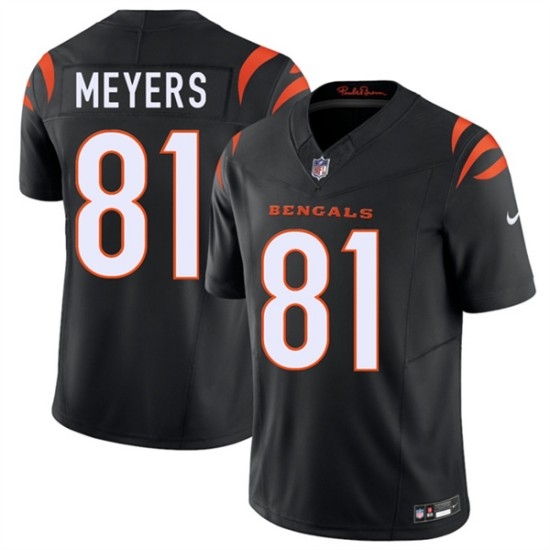Personalized Men’s Cincinnati Bengals #81 Dohnte Meyers Black 2026 F.U.S.E. Untouchable Limited Football Stitched Jersey