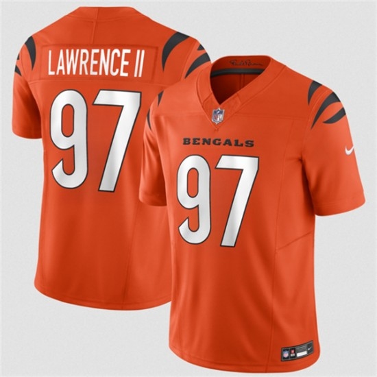 Personalized Men’s Cincinnati Bengals #97 Dexter Lawrence II Orange 2026 F.U.S.E. Untouchable Limited Football Stitched Jersey