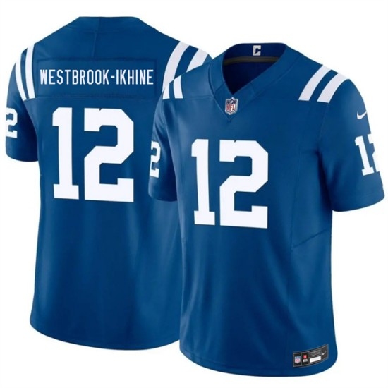 Personalized Men’s Indianapolis Colts #12 Nick Westbrook-Ikhine Blue 2026 F.U.S.E. Limited Football Stitched Jersey
