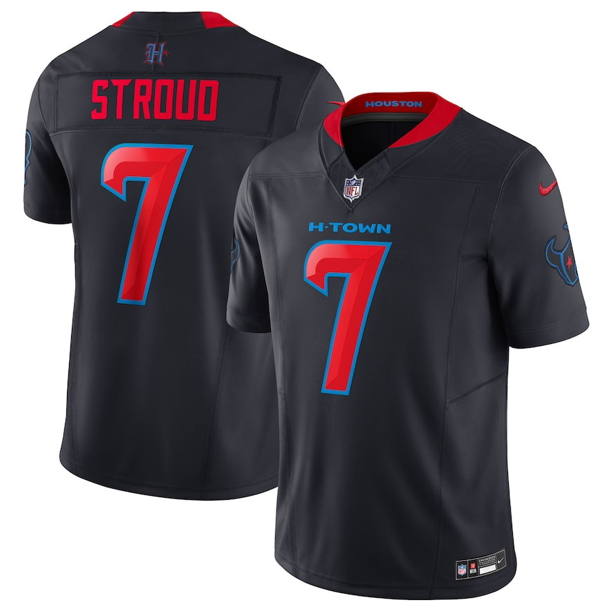 Personalized C.J. Stroud #7 Houston Texans F.U.S.E. Limited Jersey – Navy