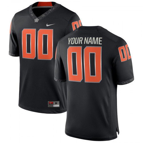 Personalized Custom Oklahoma State Cowboys Jersey Name and Number NCAA College Football Black