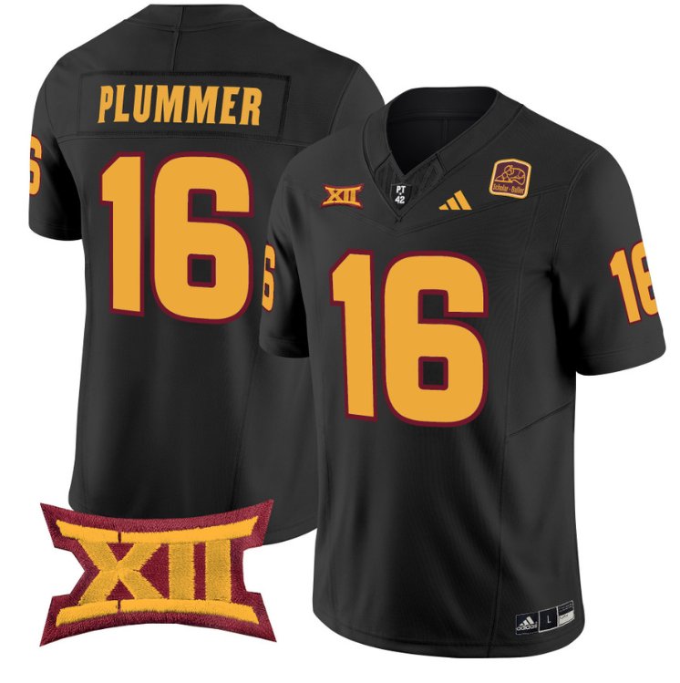 Personalized Jake Plummer Jersey #16 Arizona State Sun Devils Limited College Football Black