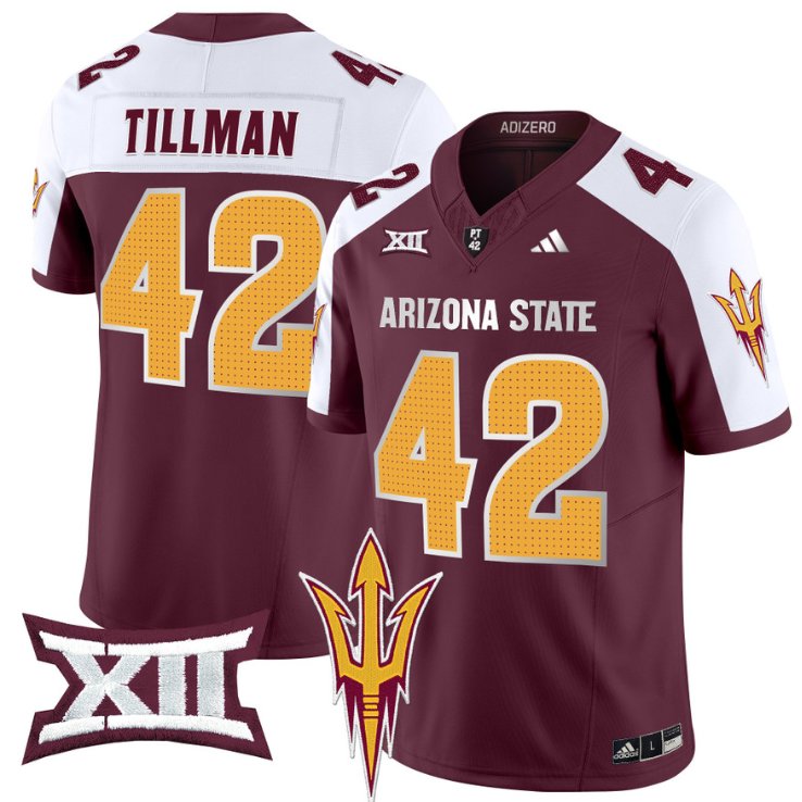 Personalized Pat Tillman Jersey #42 Arizona State Sun Devils 2024 Limited Gold