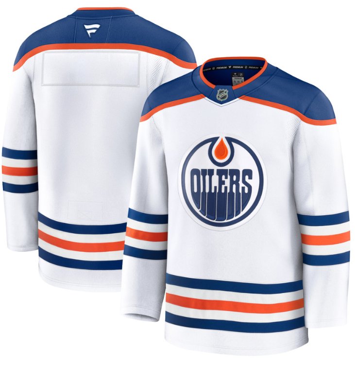 Personalized Men’s Team Jersey Edmonton Oilers 2025 Premium Away All Stitched