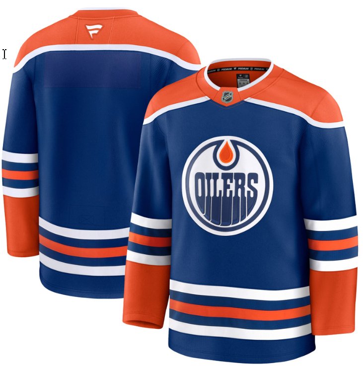 Personalized Men’s Team Jersey Edmonton Oilers 2025 Premium Home All Stitched