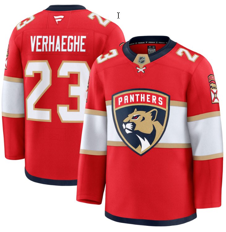 Personalized Men’s Carter Verhaeghe Jersey #23 Florida Panthers 2025 Premium All Stitched