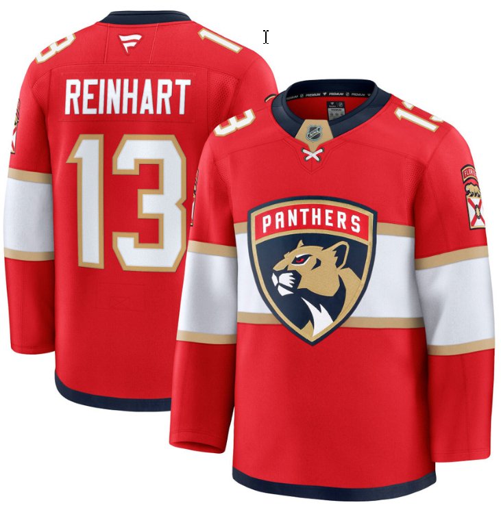 Personalized Men’s Sam Reinhart Jersey #13 Florida Panthers 2025 Premium All Stitched