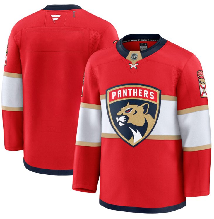 Personalized Men’s Team Jersey Florida Panthers 2025 Premium All Stitched