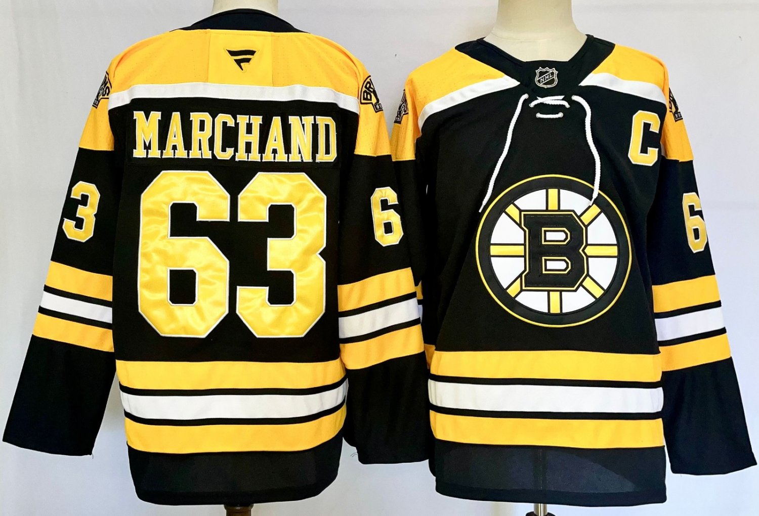 Personalized Men’s Brad Marchand Jersey #63 Boston Bruins Home Breakaway Black Stitched