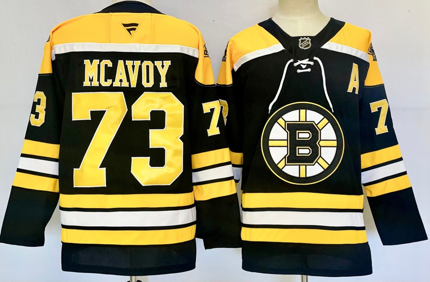 Personalized Men’s Charlie McAvoy Jersey #73 Boston Bruins Home Breakaway Black Stitched