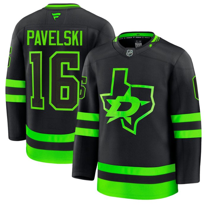 Personalized Joe Pavelski Jersey #16 Dallas Stars Premium All Stitched Black
