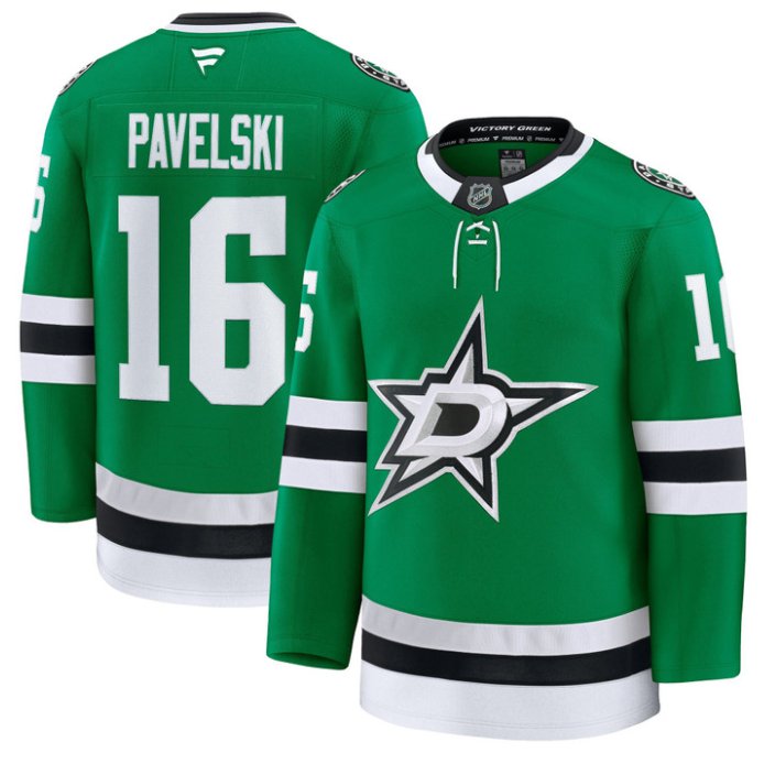 Personalized Joe Pavelski Jersey #16 Dallas Stars Premium All Stitched Kelly Green