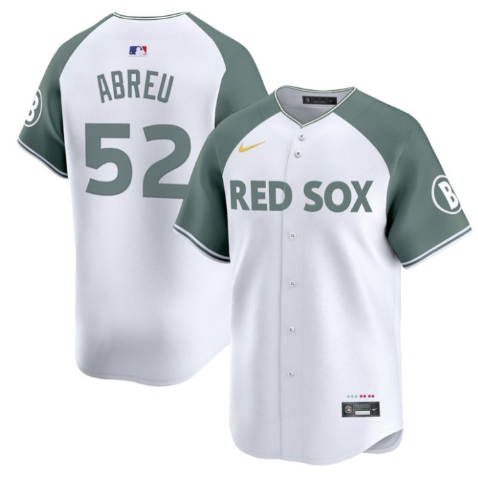 Personalized Wilyer Abreu Jersey #52 Boston Red Sox 2025 City Connect Premier Limited Stitched Alternate
