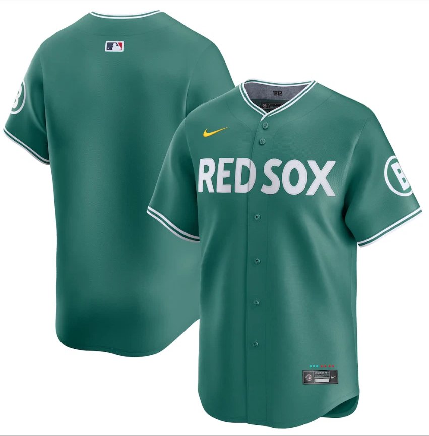 Personalized Men’s oston Boston Red Sox No Name Green 2025 City Connect Limited Jersey