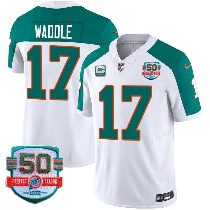 Personalized Men’s Jaylen Waddle #17 Miami Dolphins Miami Vice Inverted Limited Jersey