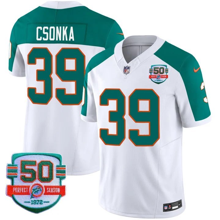 Personalized Men’s Larry Csonka #39 Miami Dolphins Miami Vice Inverted Limited Jersey