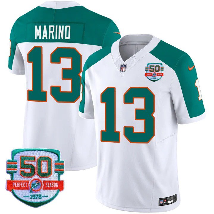 Personalized Men’s Dan Marino #13 Miami Dolphins Miami Vice Inverted Limited Jersey