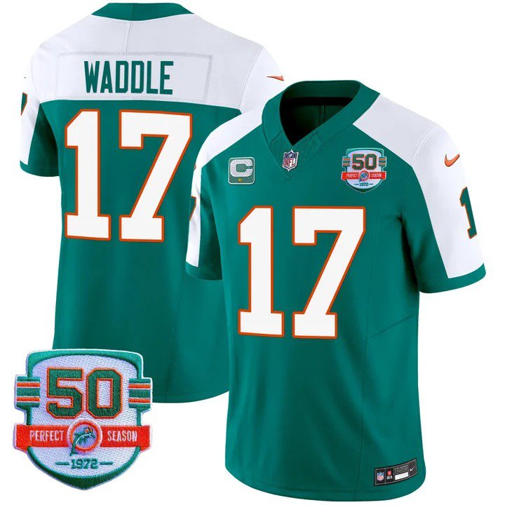 Personalized Men’s Jaylen Waddle #17 Miami Dolphins Miami Vice Alternate Limited Jersey
