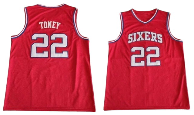 Personalized Men’s NBA Philadelphia 76ers #22 Andrew Toney Red Jersey