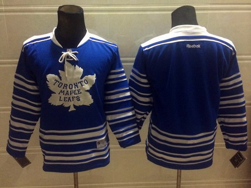 Personalized Youth Toronto Maple Leafs Blank 2014 Winter Classic Blue Jersey