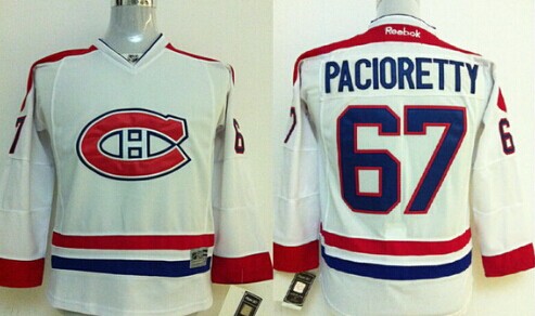 Personalized Youth Montreal Canadiens #67 Max Pacioretty White Jersey