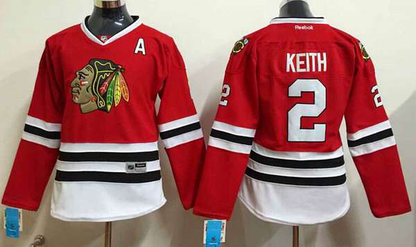 Personalized Women’s Chicago Blackhawks #2 Duncan Keith Red Jersey