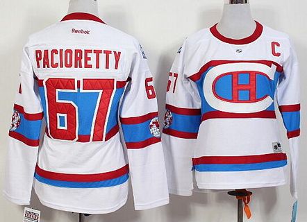 Personalized Women’s Montreal Canadiens #67 Max Pacioretty Reebok White 2016 Winter Classic Premier Jersey