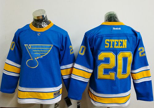 Personalized Youth St. Louis Blues #20 Alexander Steen Light Blue 2017 Winter Classic Stitched NHL Jersey