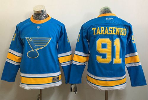 Personalized Youth St. Louis Blues #91 Vladimir Tarasenko Light Blue 2017 Winter Classic Stitched NHL Jersey