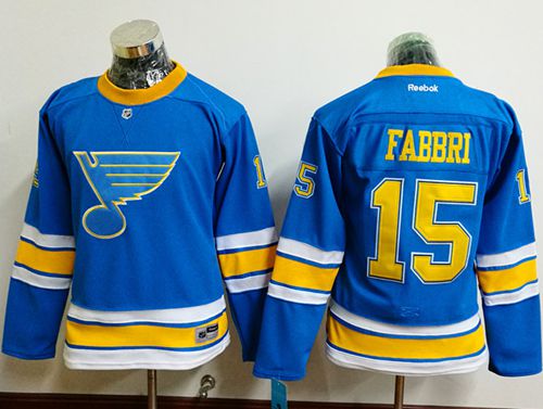 Personalized Women’s St. Louis Blues #15 Robby Fabbri Light Blue 2017 Winter Classic Stitched NHL Jersey
