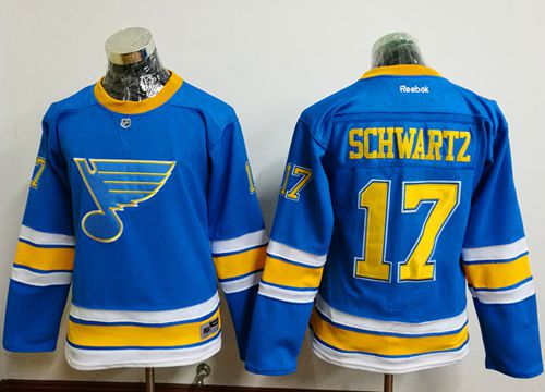 Personalized Women’s St. Louis Blues #17 Jaden Schwartz Light Blue 2017 Winter Classic Stitched NHL Jersey