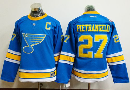 Personalized Women’s St. Louis Blues #27 Alex Pietrangelo Light Blue 2017 Winter Classic Stitched NHL Jersey
