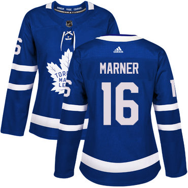 Personalized Women’s Toronto Maple Leafs #16 Mitchell Marner Blue Home Authentic Stitched NHL Jersey