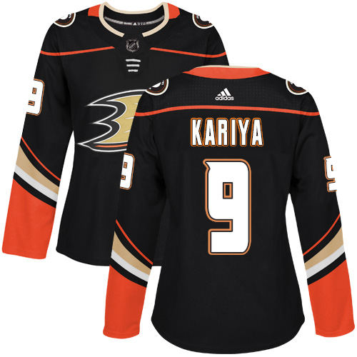 Personalized Women’s Anaheim Ducks #9 Paul Kariya Black Home Authentic Stitched NHL Jersey
