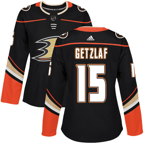 Personalized Women’s Anaheim Ducks #15 Ryan Getzlaf Black Home Authentic Stitched NHL Jersey
