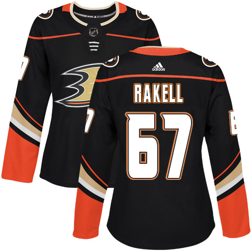 Personalized Women’s Anaheim Ducks #67 Rickard Rakell Black Home Authentic Stitched NHL Jersey