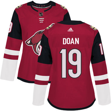 Personalized Women’s Arizona Coyotes #19 Shane Doan Maroon Home Authentic Stitched NHL Jersey