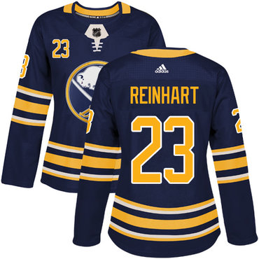 Personalized Women’s Buffalo Sabres #23 Sam Reinhart Navy Blue Home Authentic Stitched NHL Jersey