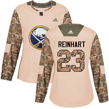 Personalized Women’s Buffalo Sabres #23 Sam Reinhart Camo Authentic 2017 Veterans Day Stitched NHL Jersey