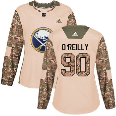 Personalized Women’s Buffalo Sabres #90 Ryan O’Reilly Camo Authentic 2017 Veterans Day Stitched NHL Jersey