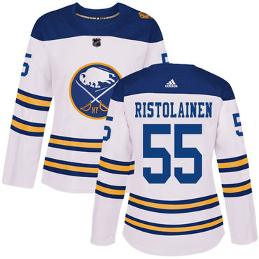 Personalized Women’s Buffalo Sabres #55 Rasmus Ristolainen White Authentic 2018 Winter Classic Stitched NHL Jersey