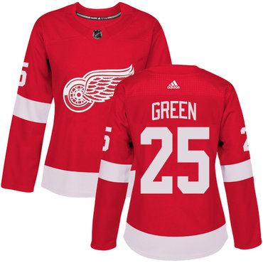 Personalized Women’s Detroit Red Wings #25 Mike Green Red Home Authentic Stitched NHL Jersey