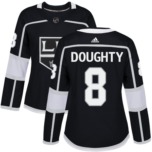 Personalized Women’s Los Angeles Kings #8 Drew Doughty Black Home Authentic Stitched NHL Jersey