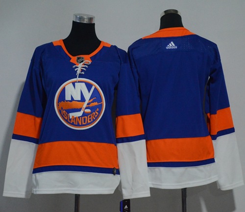 Personalized Women’s New York Islanders Blank Royal Blue Home Authentic Stitched NHL Jersey