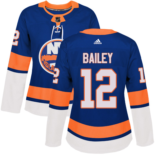 Personalized Women’s New York Islanders #12 Josh Bailey Royal Blue Home Authentic Stitched NHL Jersey