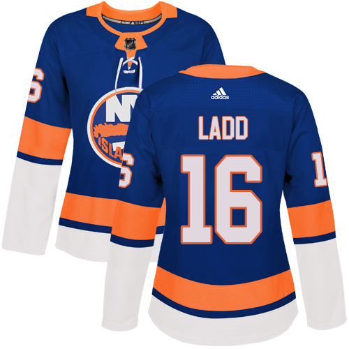 Personalized Women’s New York Islanders #16 Andrew Ladd Royal Blue Home Authentic Stitched NHL Jersey