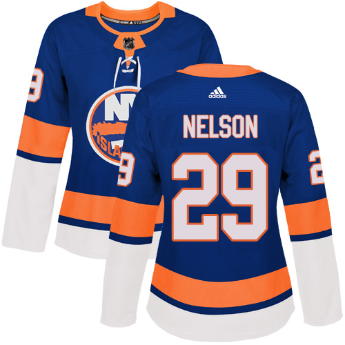 Personalized Women’s New York Islanders #29 Brock Nelson Royal Blue Home Authentic Stitched NHL Jersey
