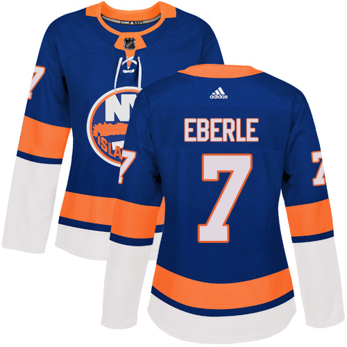 Personalized Women’s New York Islanders #7 Jordan Eberle Royal Blue Home Authentic Stitched NHL Jersey