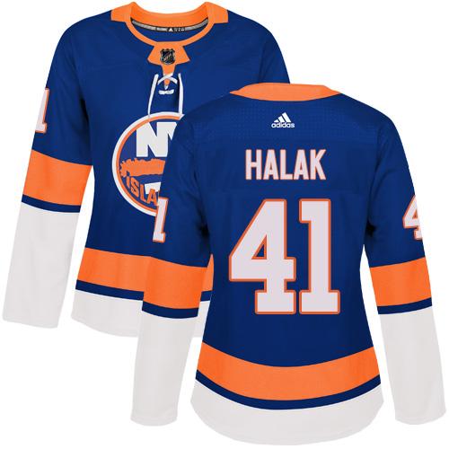 Personalized Women’s New York Islanders #41 Jaroslav Halak Royal Blue Home Authentic Stitched NHL Jersey